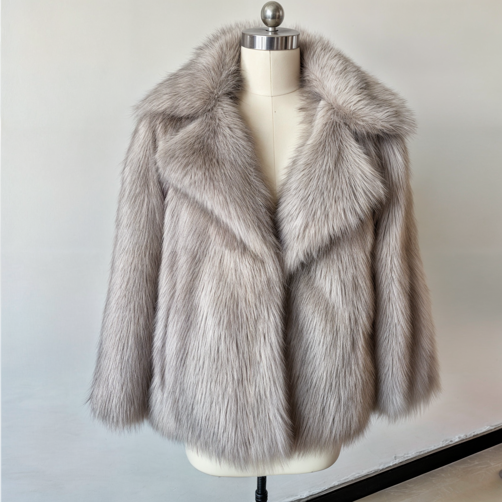 Fleur jas met zachte faux fur, trendy oversized pasvorm - Perfect voor koude winterdagen