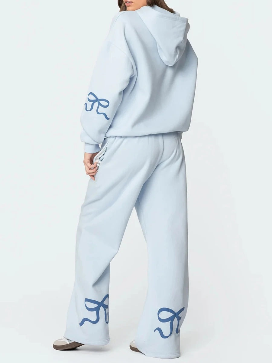 Sofie, Tracksuit, Strikdetails, Oversized, Dames, Comfortabel, Verenabrussels