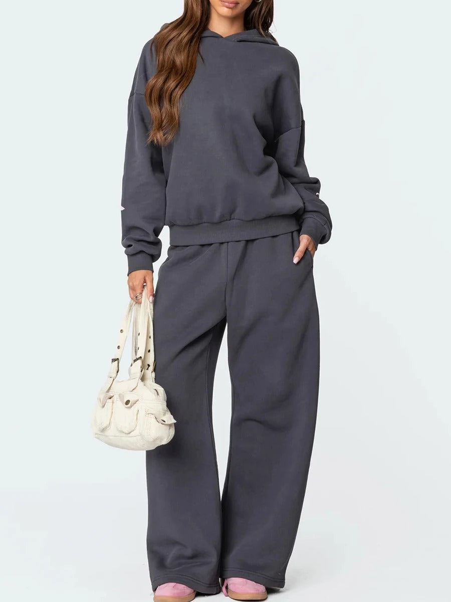 Sofie, Tracksuit, Strikdetails, Oversized, Dames, Comfortabel, Verenabrussels