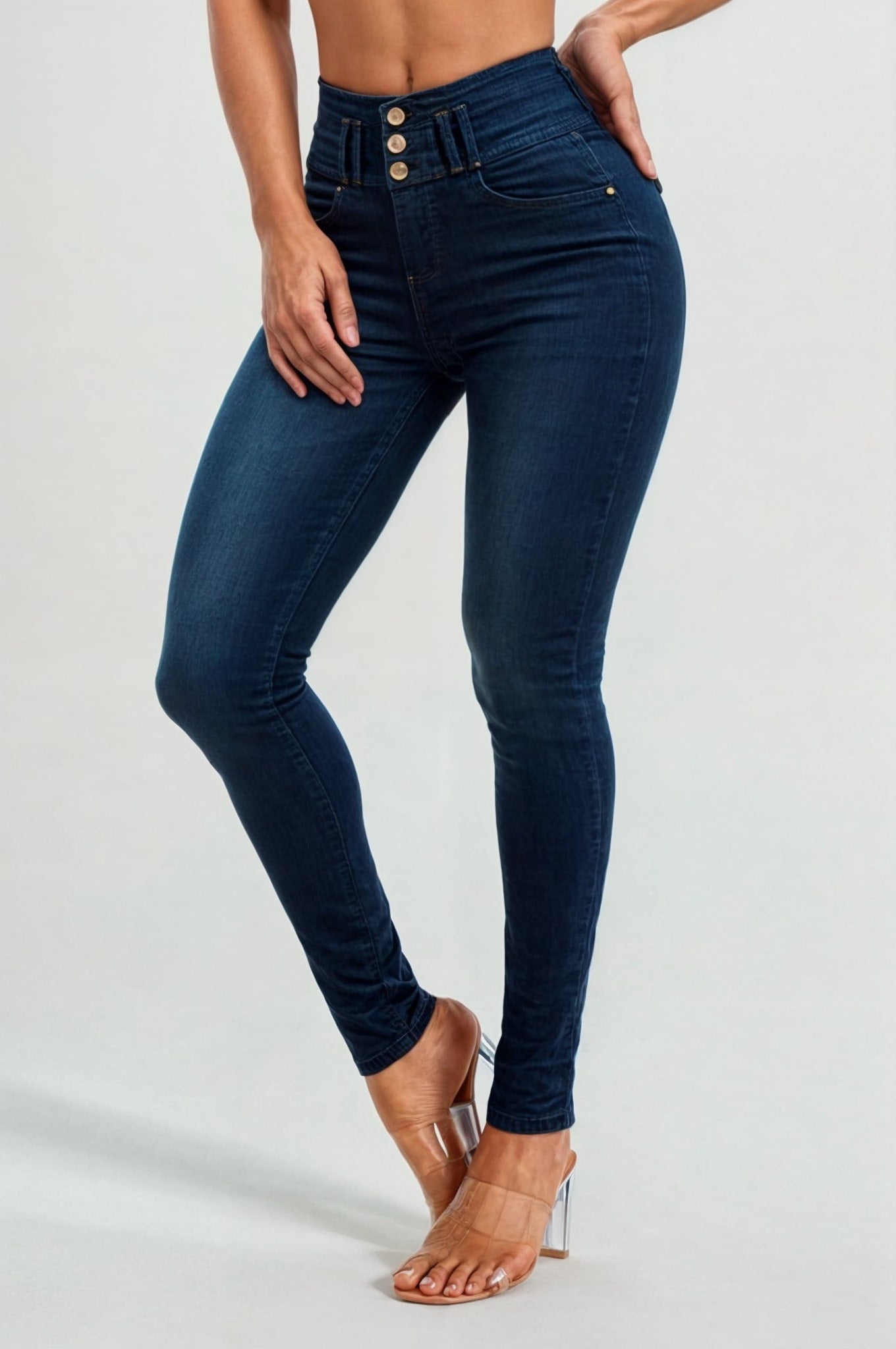 Zoë, High-Waisted Jeans, Skinny Fit, Stretchy, Dames, Comfortabel, Casual en Chic, Verenabrussels
